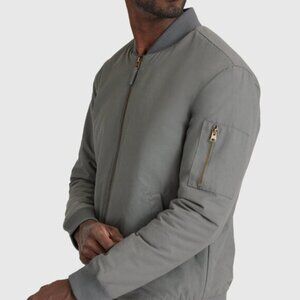 True Classic Bomber Jacket, Carbon Grey, Medium
